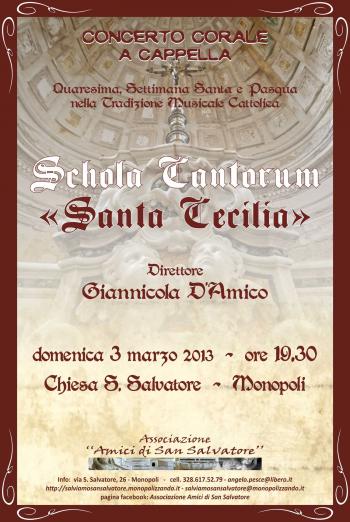 Concerto Corale a Cappella Schola Cantorum Santa Cecilia!