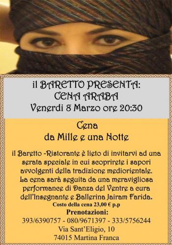 Cena araba da mille e una notte
