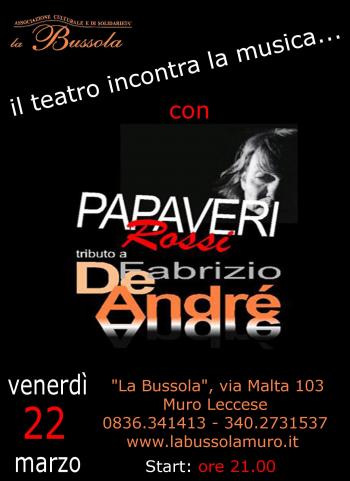 Papaveri Rossi - Tributo a Fabrizio de André