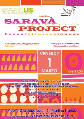 Saravà Acoustic Project in Concerto