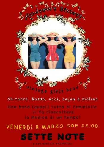 Andrew's Sisters alla Festa Delle Donne