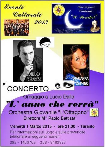 Concerto  L'anno Che Verrà