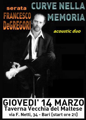 Serata Francesco de Gregori - Acoustic Duo