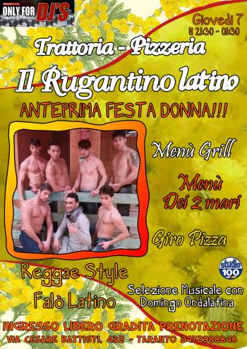 Rugantino Latino Anteprima Festa Della Donna