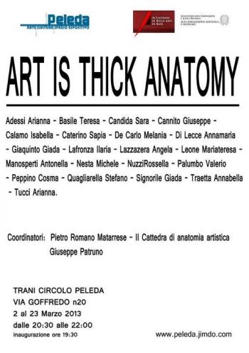 Art Is Thick Anatomy - collettiva degli studenti