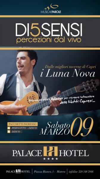 Di5sensi - notti capresi con Luna Nova e il dj Mr Frank