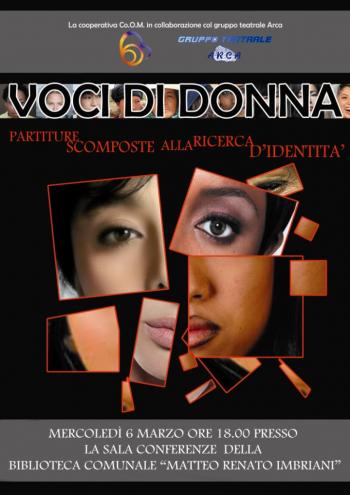 "Voci di donna - Partiture scomposte alla ricerca d'identità" 