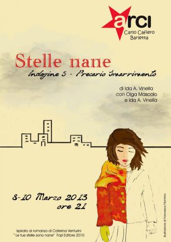 Teatro: «Stelle Nane. Indagine n.5 - precario smarrimento» 