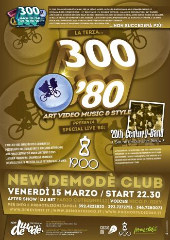 20th Century Band live - 300 Back To The 80's