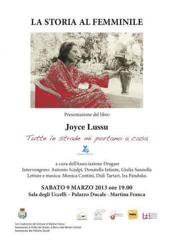 La storia al femminile. Presentazione del libro "Joyce Lussu. Tutte le strade mi portano a casa"