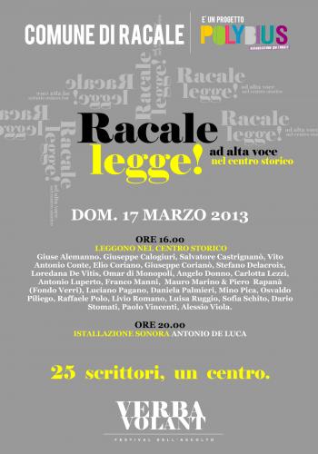Racale Legge! Ad alta voce nel centro storico