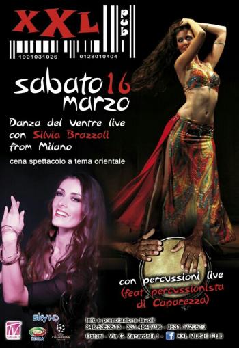 Silvia Brazzoli Feat Maurizio (percussionista Caparezza) in Danza Del Ventre live