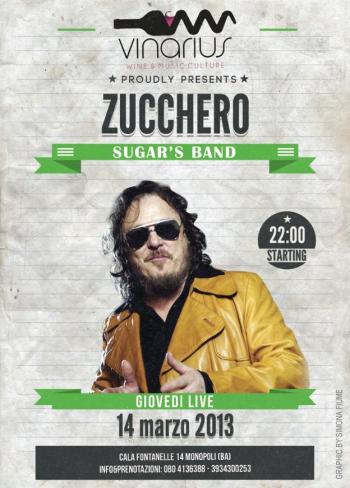 Il Giovedi live Del Vinarius - Sugar's Band Tribute Band Zucchero