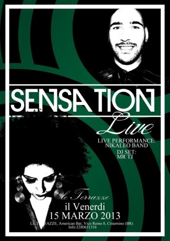 Sensation live Ospita Nikaleo Band + mr tj