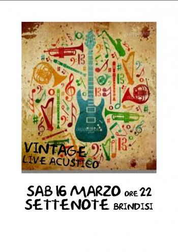 Vintage Live - Musica internazionale ed italiana.