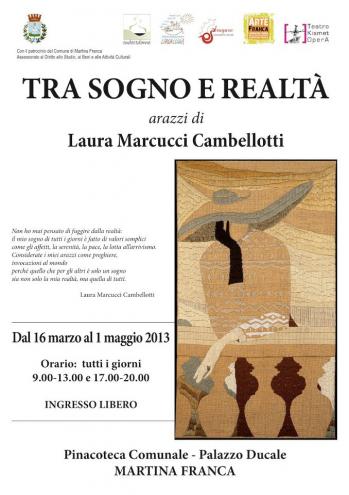Tra sogno e realtà: mostra di arazzi di Laura Marcucci Cambellotti