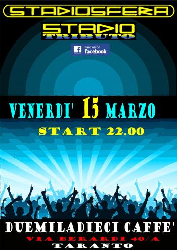 Stadiosfera - Tributo Agli Stadio live
