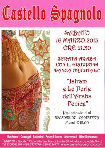 Danza orientale con il gruppo "Jairam e Le Perle dell'Araba Fenice"