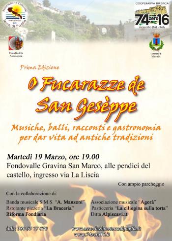 O focarazze de San Geseppe