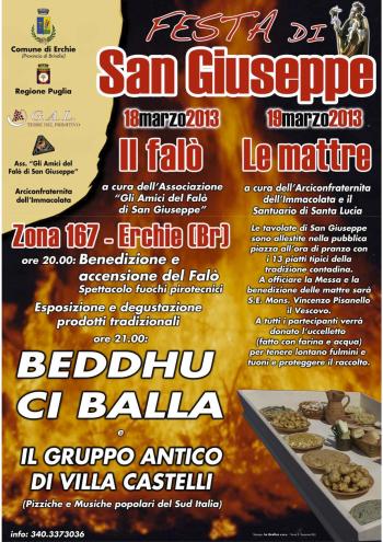Falò e Mattre di San Giuseppe