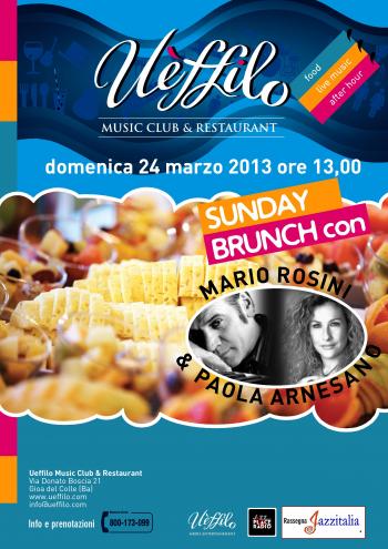 Sunday Brunch Con Mario Rosini&Paola Arnesano
