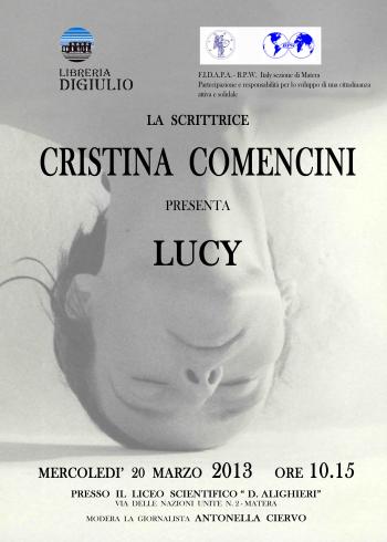 Presentazione del libro di Cristina Comencini "Lucy"