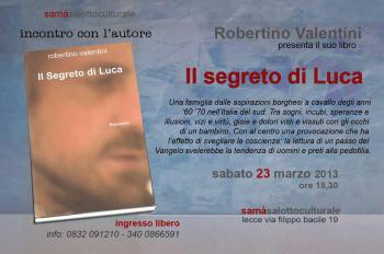 Presentazione del libro 'Il segreto di Luca'