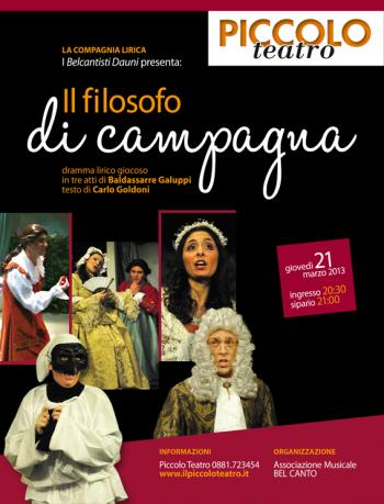 Il Filosofo di Campagna ANNULLATO