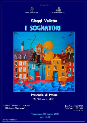 Personale di Pittura i Sognatori di Gianni Valletta 