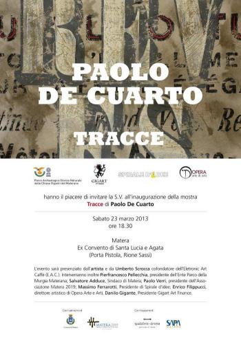 Paolo de Cuarto - Tracce