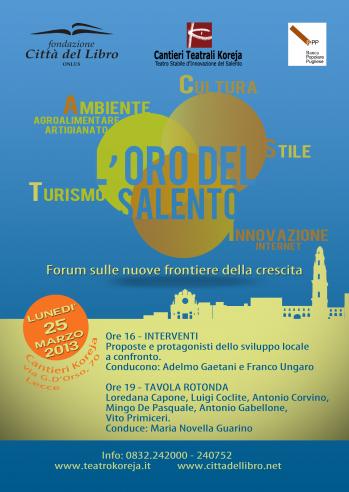 L’Oro del Salento. Le nuove frontiere della crescita