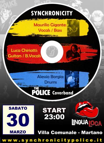 Synchronicity - omaggio pugliese ai Police in concerto