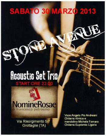 Grande ritorno degli Stone Avenue e del Gran Rock!