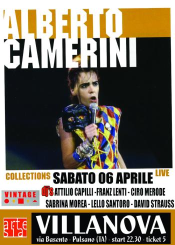 Party anni '80 / Alberto Camerini in concerto + Attilio Capilli, Franz Lenti, Ciro Merode, Sabrina Morea, Lello Santoro e David Strauss dj set