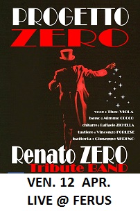  Progetto Zero  - Renato Zero Tribute Band - live