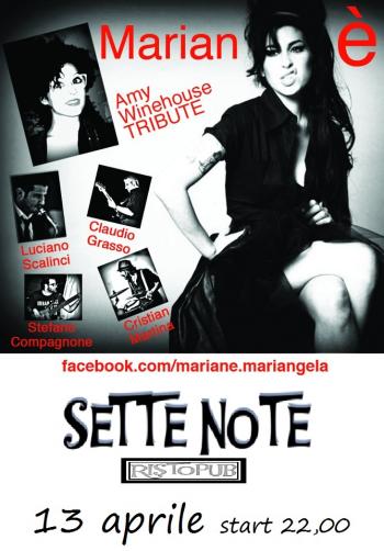 Marian è Amy Winehouse Tribute