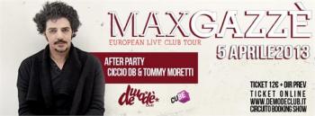 Max Gazzè: European Live Club Tour