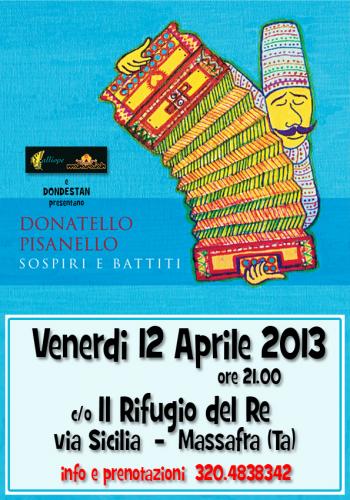 Sospiri e Battiti - Cena e Concerto con Donatello Pisanello (Officina Zoè)