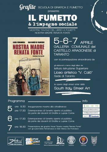 Il Fumetto & l'Impegno sociale - Mostra tavole del libro a fumetti "Nostra madre Renata Fonte"