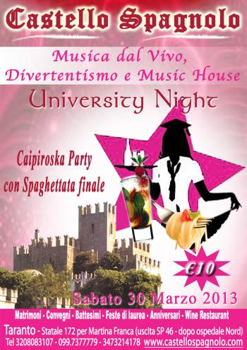Caipiroska Party Con Spaghettata Finale