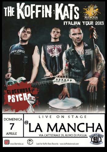 Koffin Kats e Clockwork Psycho live dagli USA