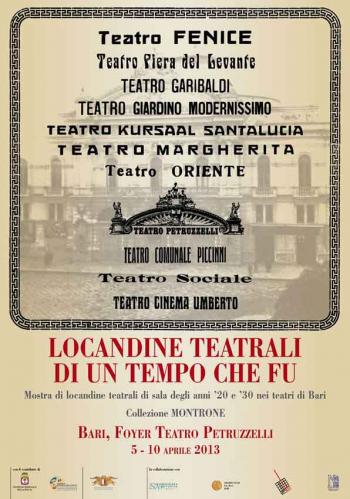 Locandine teatrali di un tempo che fu