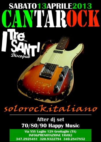 Cantarock - Solorockitaliano live