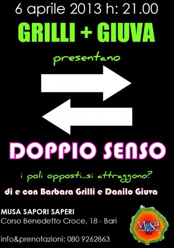 Doppio Senso, di e con Barbara Grilli e Danilo Giuva