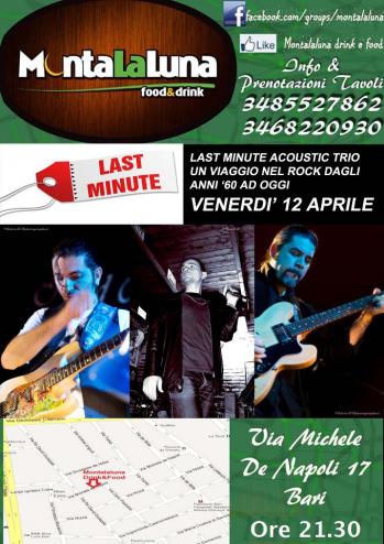 Last Minute Acoustic Trio