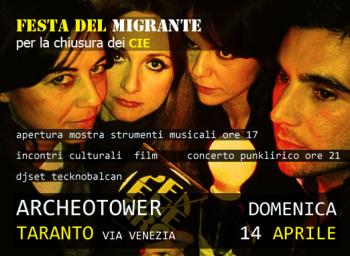 1° Tappa della festa del Migrante per la chiusura dei Cie