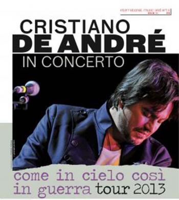 Cristiano de Andre' in "Come in cielo così in guerra tour"