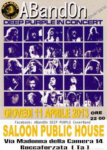 Abandon Deep Purple live Tribute