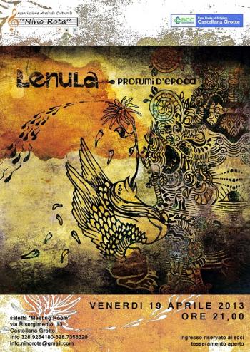 Lenula - presentazione disco profumi d'epoca