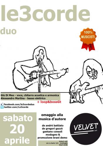 le3corde duo + loop&bossGt - omaggio alla musica d'autore